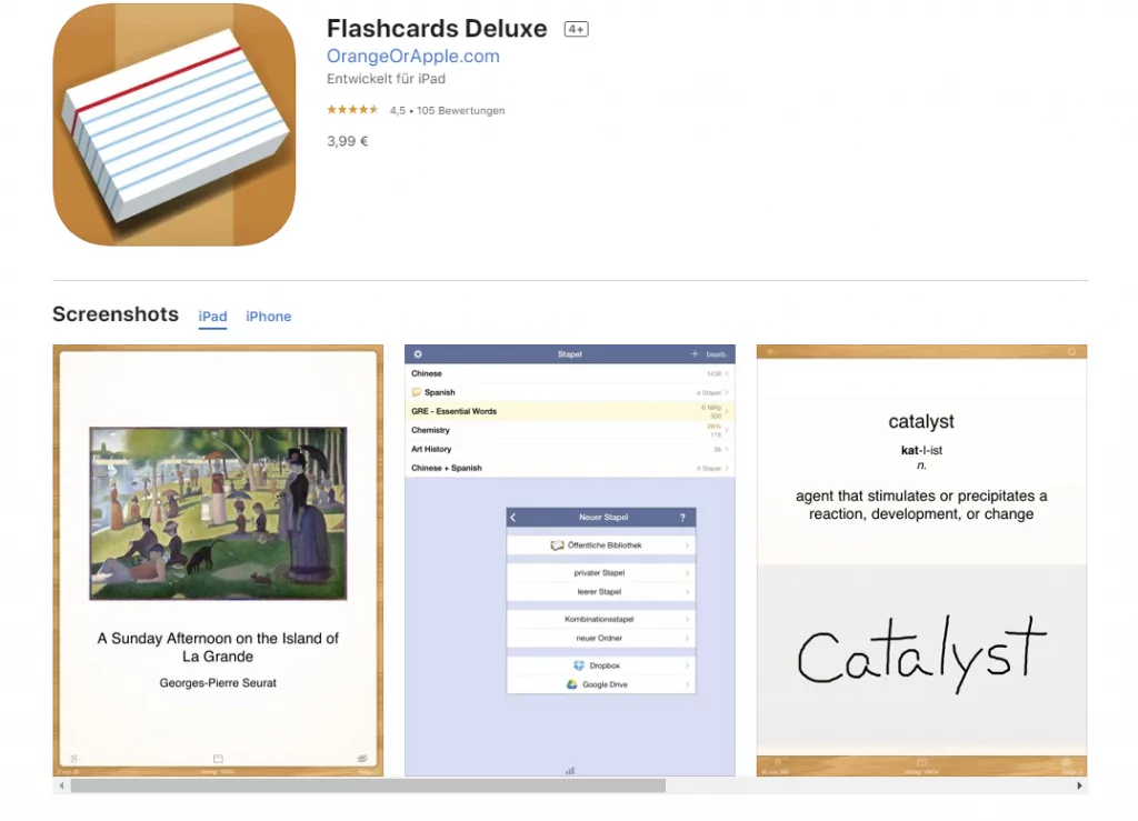 Flashcards Deluxe - App